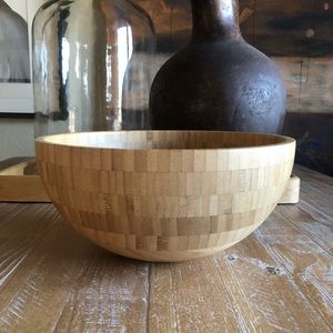 IKEA Blanda Natural Bamboo 11" Bowl Discontinued